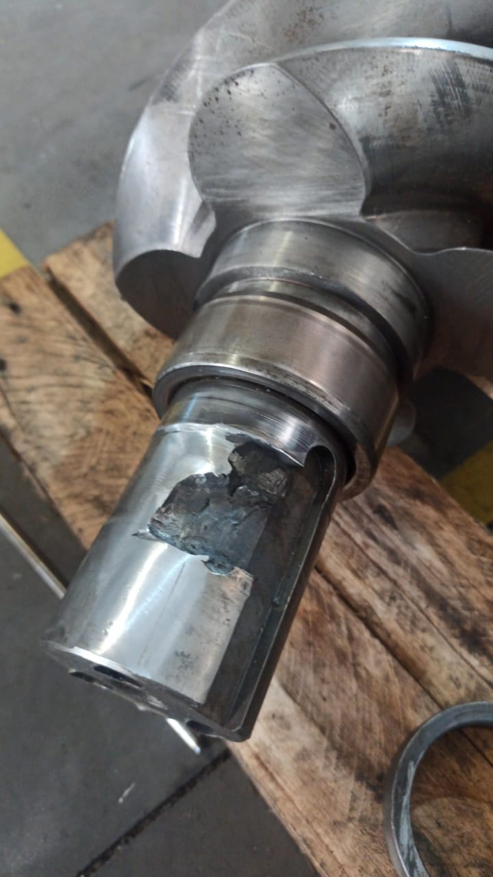 Recuperação do Rotor de Compressor Parafuso